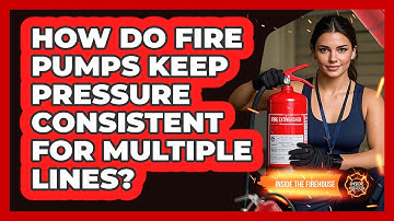 How Do Fire Pumps Keep Pressure Consistent For Multiple Lines? - Inside the Firehouse