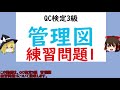 品質管理の手法 管理図 練習問題1【品質管理,QC検定3級 対応】管理図の管理限界線　管理限界線の性質と有無　QC七つ道具　過去問