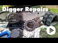 How to Remove a Mini Excavator Track and Final Drive