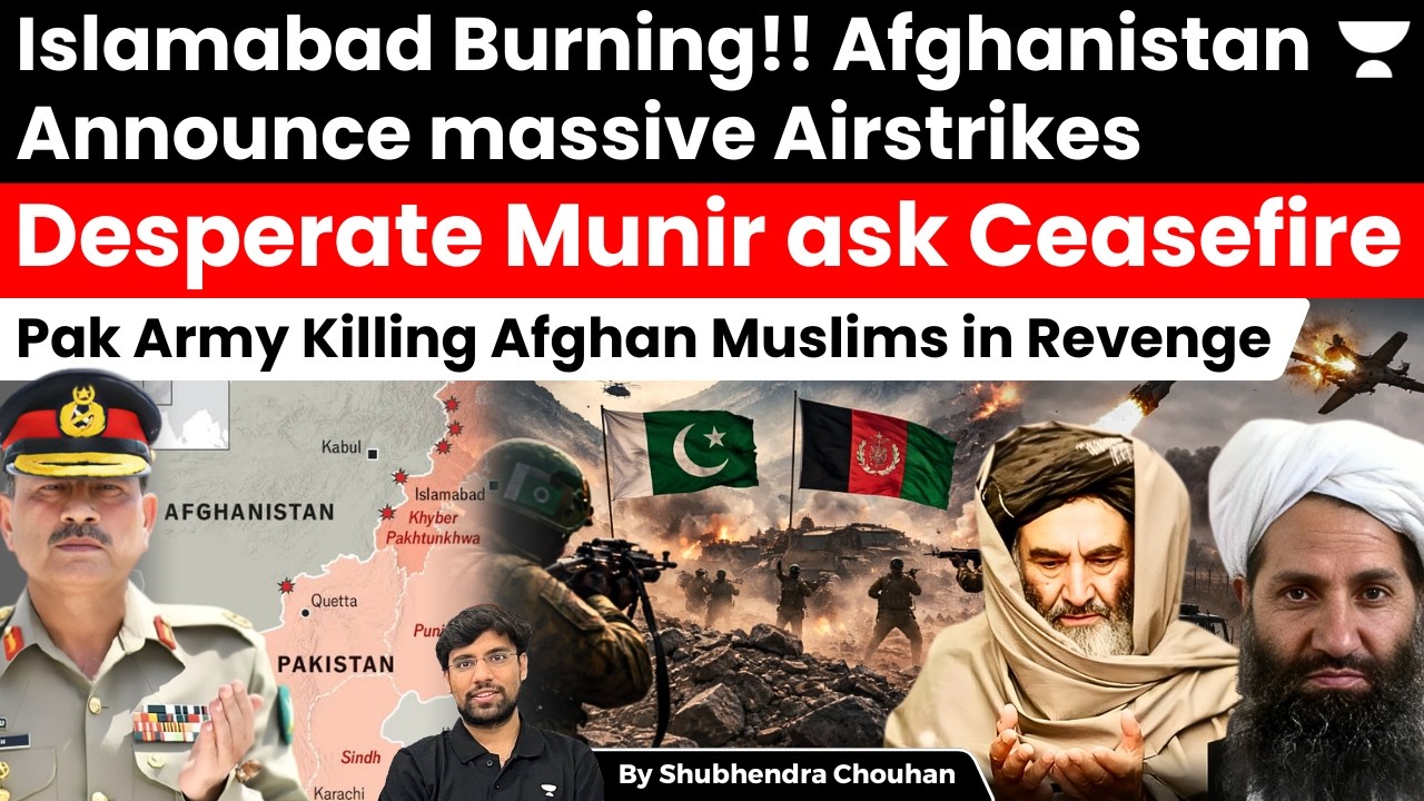 Afghanistan Airstrikes Rock Islamabad? Pak Seeks Ceasefire as Munir Under Pressure | War Update