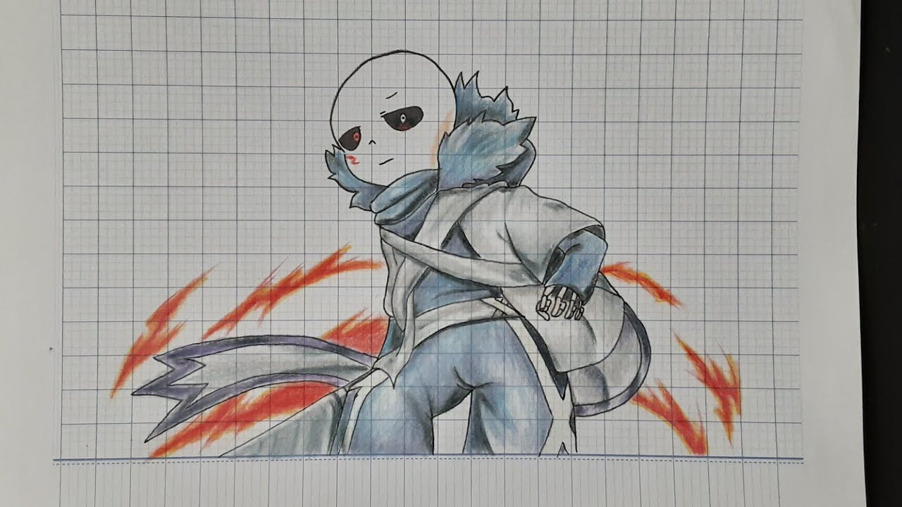 Drawing cross sans Undertale Cách Vẽ Sans đơn giản - YouTube