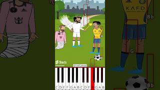 Ronaldo and Messi Dram Scene #ronaldo #messi #football (@FootFuntoon) - Octave Piano Tutorial