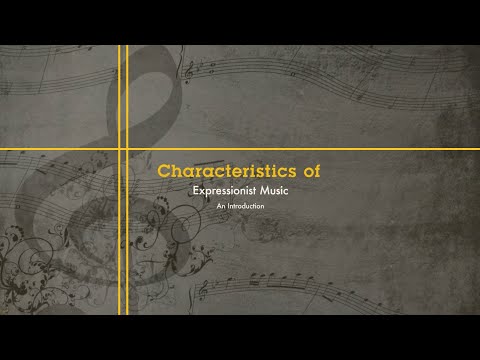 Characteristics of Expressionist