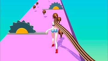 Hair Rush Gameplay Level 101-105 (Android, iOS)