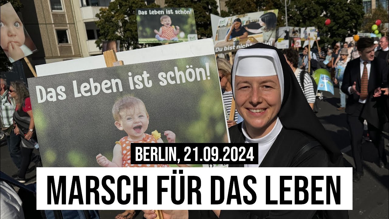 21.09.2024 Berlin Nonnen-Walk: Schulschwestern von Unserer Lieben Frau Auerbach Marsch für das Leben