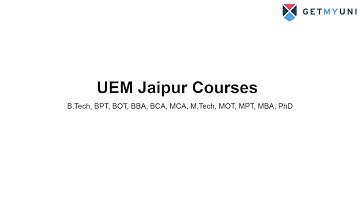 University Of Engineering And Management Jaipur Admission Process 2022