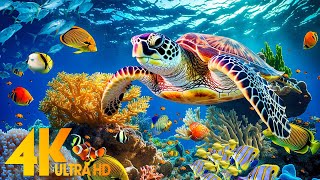 Ocean 4K - Sea Animals for Relaxation, Beautiful Coral Reef Fish in Aquarium (4K Video Ultra HD) #5