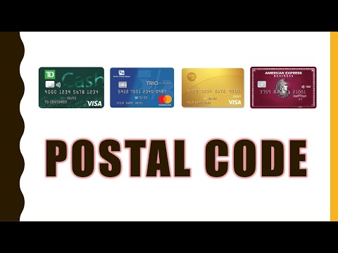 Where is credit card Postal Code?