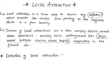 What Is Local Attraction | Compass Surveying | [HINDI]