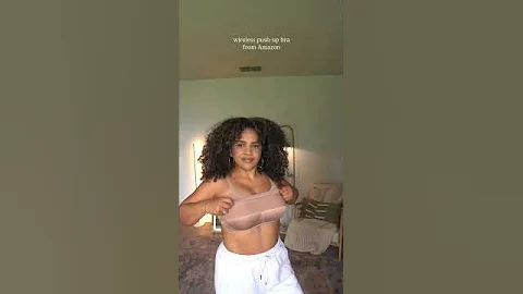 WIRELESS PUSH-UP BRA FROM AMAZON #bra #seamlessbra #pushupbra #amazon #amazonfashion #styletips