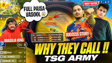 WHY THEY CALL TSG ARMY😈| OP RUSH GAMEPLAY| ROCKY & RDX