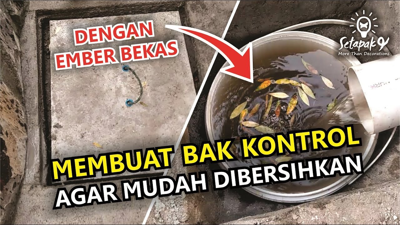 MEMBUAT BAK KONTROL AGAR MUDAH DIBERSIHKAN - YouTube