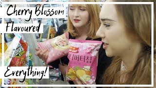 Korean Convenience Store Cherry Blossom Snack Raid