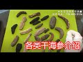 干海参品种大致区别—【Maybel话你知】Popular sea cucumber on the market