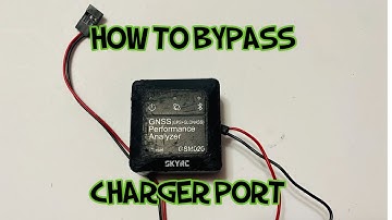 GNSS PERFORMANCE ANALYZER: HOW TO BYPASS CHARGER PORT