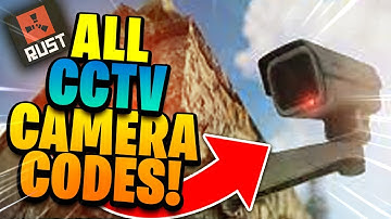 All Rust CCTV Camera Codes! (Watch cameras from your base)