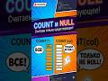COUNT(*) против COUNT(поле): в чем разница?