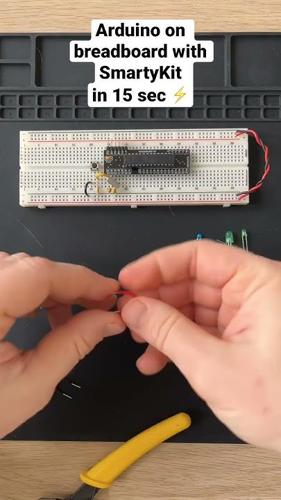 How to build Arduino on breadboard in 15 seconds #diyelectronics # ...