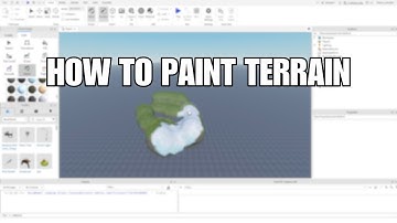 HOW TO PAINT TERRAIN 2025 ROBLOX STUDIO TUTORIAL [WORKING]