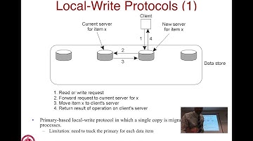 Lec17 Screencast: Consistency Implementation; Fault Tolerance (04/04/18)