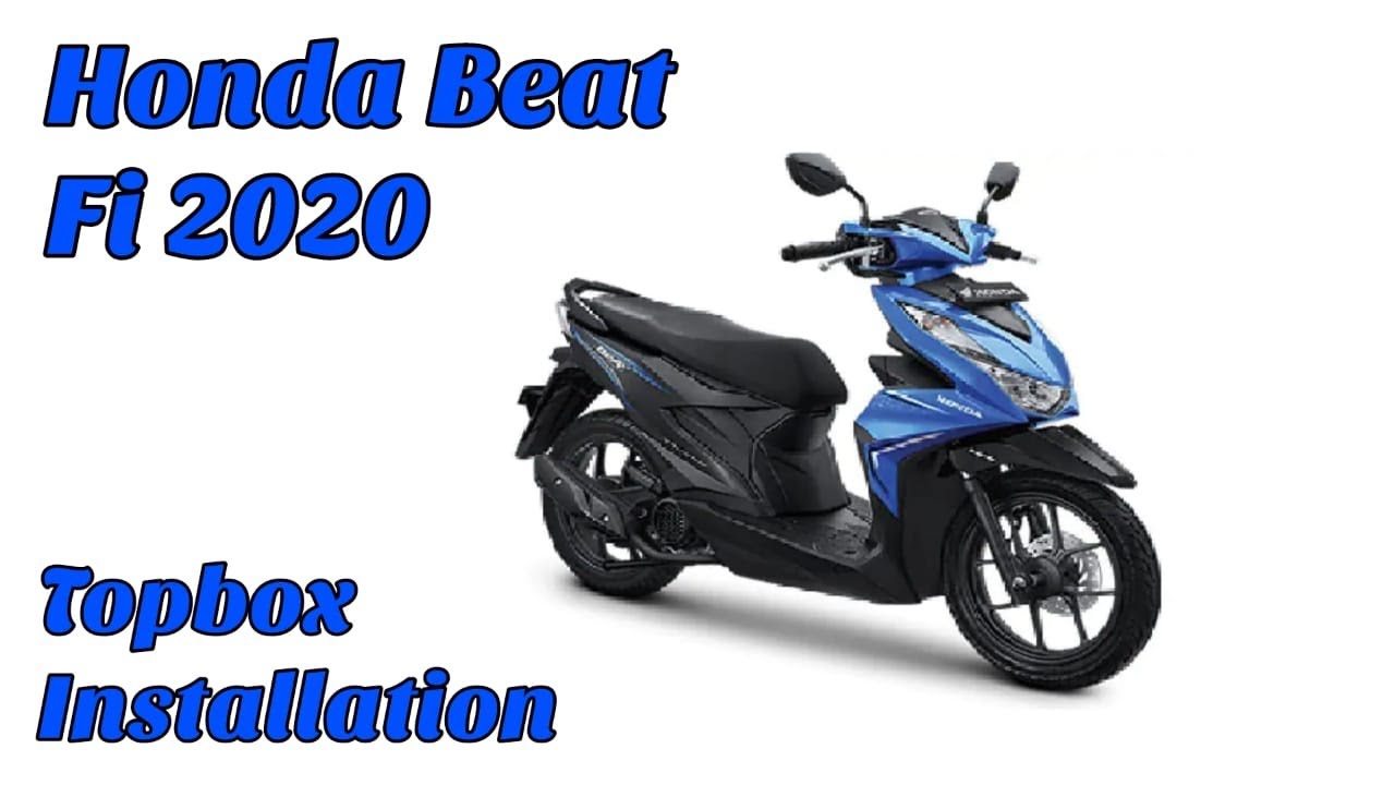 Honda Beat Scooter How to Install Motorcycle Top Box? Combi