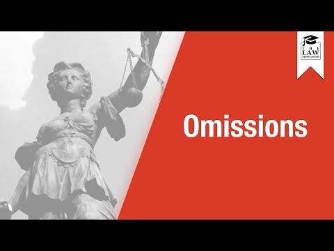 Criminal Law - Omissions