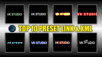 Top 10 Text Animation Preset Link | Alignt Motion | Free Download 🔴 VK STUDIO