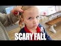 SCARY HEAD INURY | SCHOOL CALLED AFTER SHE HIT HER FACE ON THE PAVEMENT