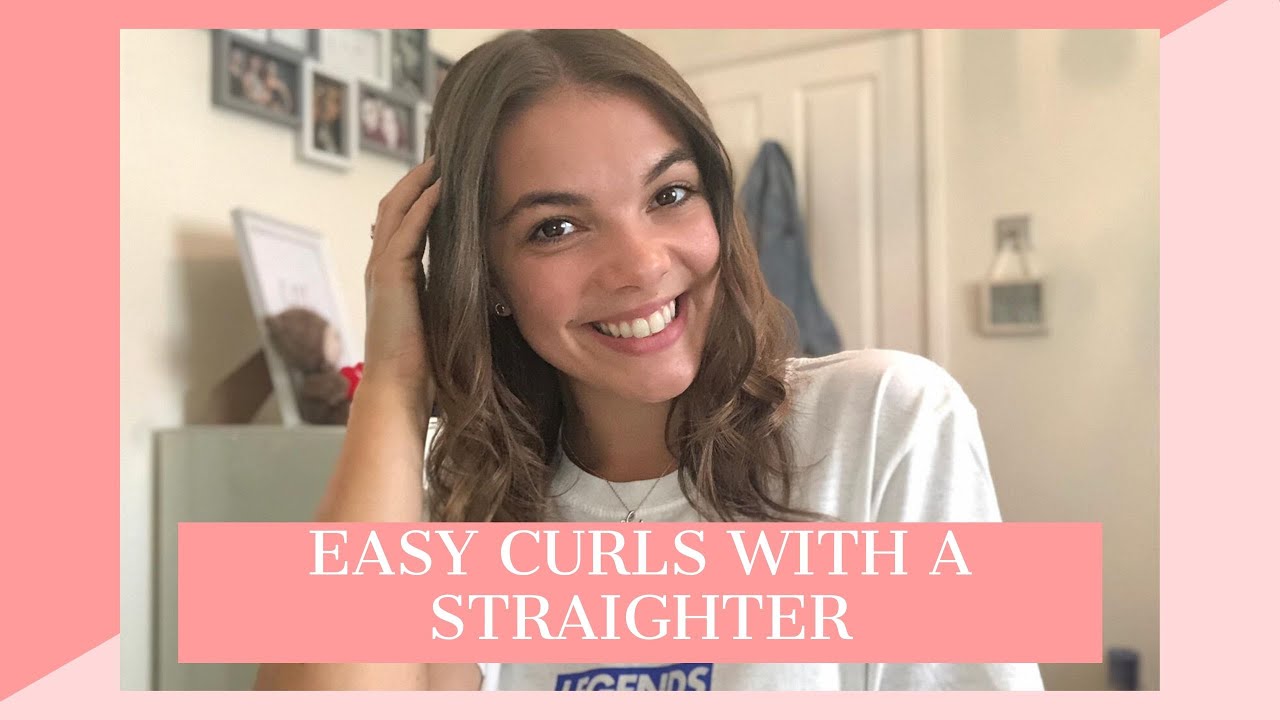 How to Curl Fine Hair With Straighteners YouTube