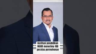 Institusi pendidikan MARA menerima 100 peratus permohonan #AWANInews