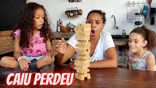 Jogo Caiu Perdeu - Desafio Da Torre De Madeira - Jogo Jenga