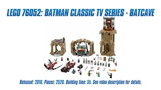 Lego 76052 Batman Clic Tv Series - Batcave Unboxing & Review
