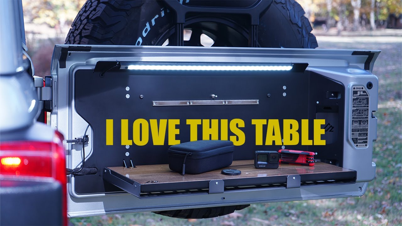 Is this the most versatile Jeep Wrangler accessory? (American Adventure Lab Tailgate Table)