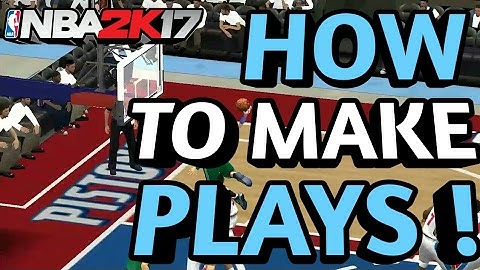 Tutorial | HOW TO MAKE PLAYS on NBA 2K18 MOBILE (ios & android) (90% DO NOT KNOW)