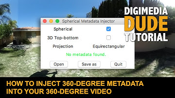 How To Inject 360-Degree Metadata Into Your 360-Degree Video