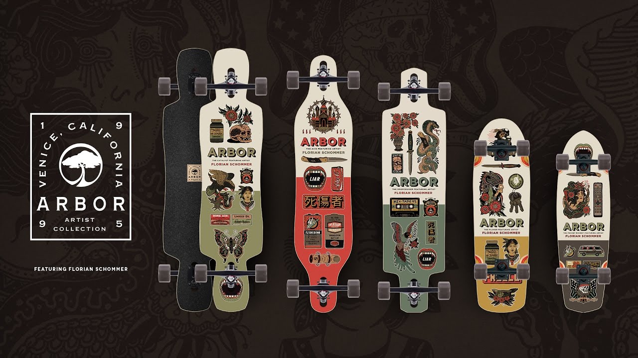 arbor skateboards artist collection