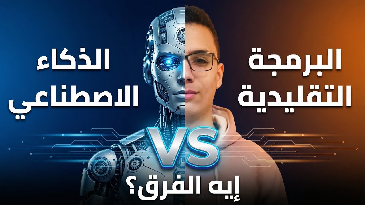 البرمجة التقليدية vs الذكاء الاصطناعي 