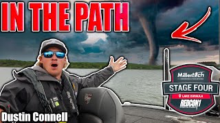 SURROUNDED BY TORNADOES while Fishing (Intense)  MLF Stage 4 Lake Eufaula  Practice