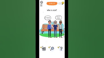 Level 57// Whi who is sick? #gaming #braintestsolution #braintest #brainmasti #mindgames