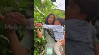 Amy Jackson Playing With Her Baby