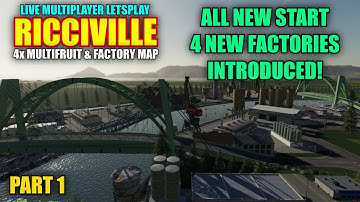 Ricciville 4x Multifruit & Factory Map Multiplayer Letsplay Part 1