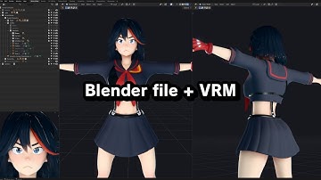 Blender Timelapse – Modeling Ryuko Matoi from my own basemesh