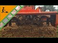 Fonctionnement de la fraise rotative pour tracteur attelage fixe srie lgre agrieuro th 125