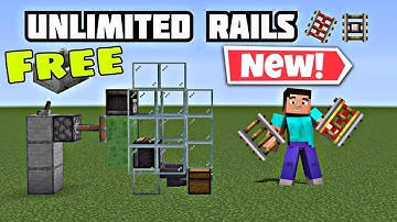 Unlimited Rails 1.16  Minecraft Rail Duplicator (INFINITE RAILS) Simple Build!  (HINDI)