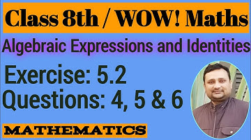 WOW Maths Class 8 Solutions Ex 5.2 Q 4 | WOW Maths Class 8 Exercise 5.2 Q 5 | Maths Ki Ghanti