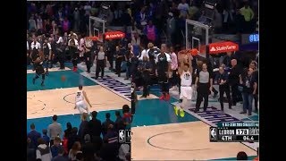 Stephen Curry SHOCKS CROWD w\/ Self Alley Oop Reverse Dunk!! 2019 NBA All Star Game!