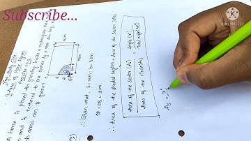 8th class, Maths, Chapter no:9,Area of Plane Figures, Exercise:9.2,Problem -10(Requested video).
