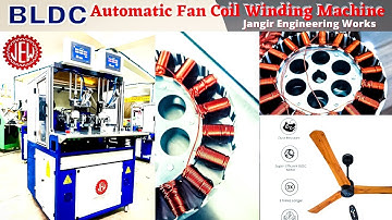 BLDC - Fully Automatic Stator Coil Winding Machine| Jangir Engineering Works| #bldc| Make in India
