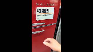 June 14, 2022 the cutest refrigerator by Galanz  Only at Home Depot Retro Refrigerator