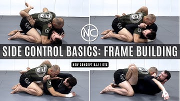 New Concept BJJ | Side Control Basics: Frame Building | NoGi Coach Caleb Flippin